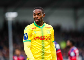 Wylan CYPRIEN  Nantes  au Stade Gabriel Montpied le 3 avril 2022 à Clermont-Ferrand, France. (Photo by Romain Biard/Icon Sport)