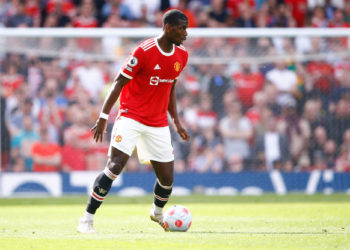 Paul Pogba of Manchester United in action during the Premier League match at Old Trafford, Manchester
Picture by Paul Chesterton/Focus Images Ltd +44 7904 640267
16/04/2022 - Photo by Icon sport