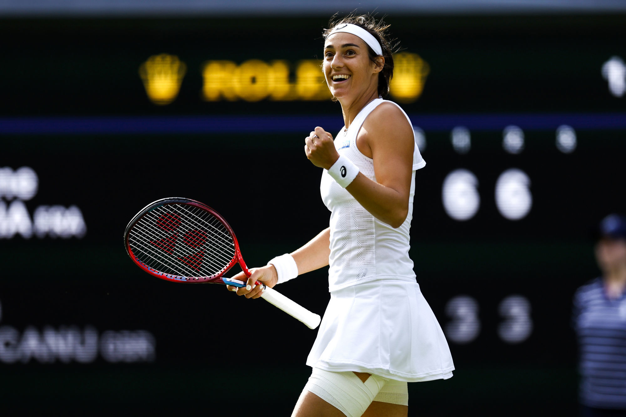 Wimbledon : Caroline Garcia se qualifie pour les huitièmes de finale