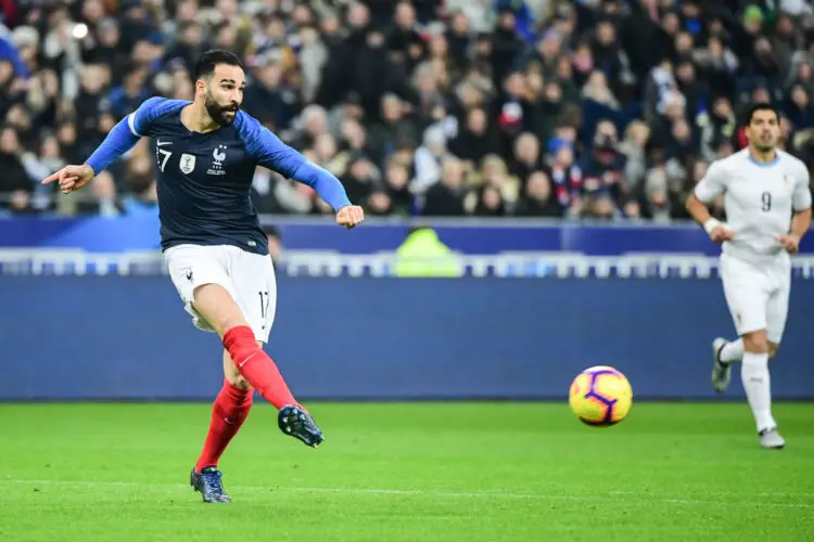 Adil Rami of France during the International Friendly match between France and Uruguay at Stade de France on November 20, 2018 in Paris, France. (Photo by Anthony Dibon/Icon Sport)