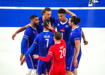 Equipe de France de volley. Eddy Lemaistre/Icon Sport