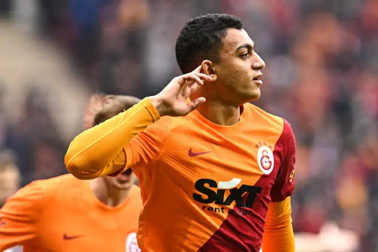 Mostafa Mohamed / Galatasaray / à Istanbul , Turquie le 17 octobre 2021. - Photo by Icon Sport
