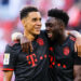 14.08.2022: Jamal Musiala et Alphonso Davies (FC Bayern Munich) à Munich. (Foto von Roland Krivec/DeFodi Images)  - Photo by Icon sport
