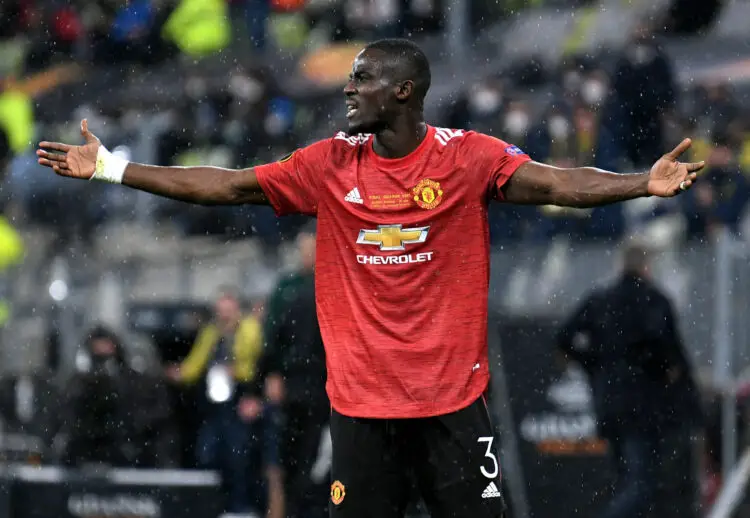 Manchester United Eric Bailly au Gdansk Stadium, Pologne. le 26 mai 2021. - By Icon Sport