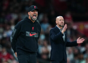 Liverpool manager, Jurgen Klopp à Old Trafford, Manchester. le 22 août 2022. - Photo by Icon sport