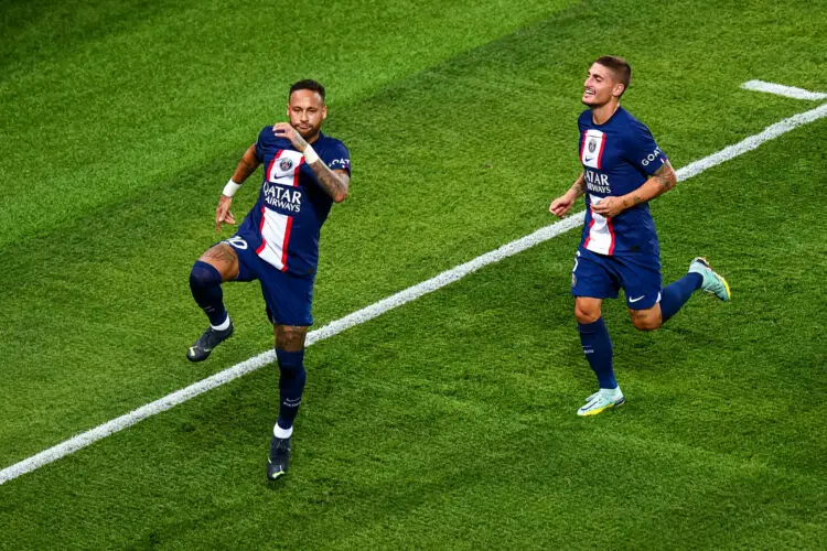 Neymar et Verratti. Baptiste Fernandez/Icon Sport