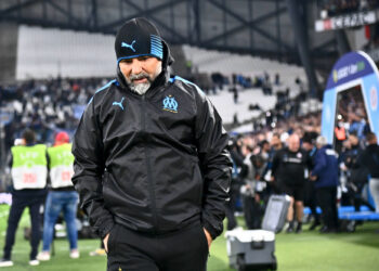 Jorge SAMPAOLI (Entraineur Marseille OM) during the Ligue 1 Uber Eats match between Marseille and Montpellier at Orange Velodrome on April 10, 2022 in Marseille, France. (Photo by Alexandre Dimou/FEP/Icon Sport) - Photo by Icon sport