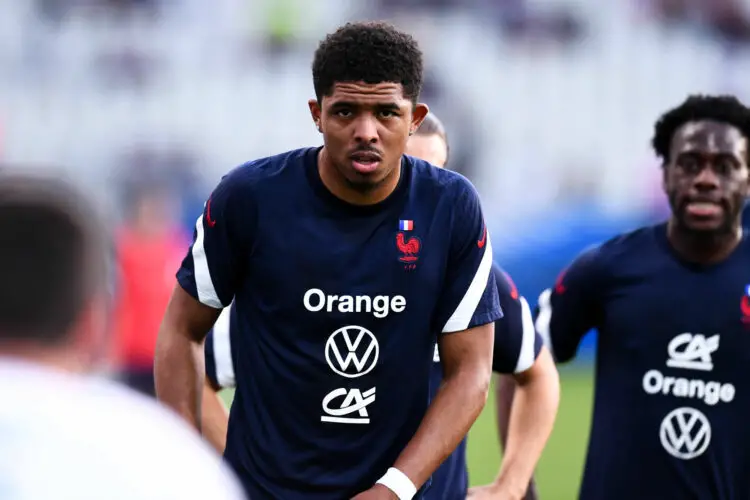Wesley FOFANA (France espoirs) le 2 juin 2022 à Grenoble, France. (Photo by Philippe Lecoeur/FEP/Icon Sport) - Photo by Icon sport