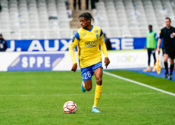26 Alan VIRGINIUS (fcsm) during the Ligue 2 BKT match between Auxerre and Sochaux at Abbe-Deschamps Stadium on March 12, 2022 in Auxerre, France. (Photo by Dave Winter/FEP/Icon Sport) - Photo by Icon sport
