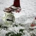 Annulation du match terrain sous la neige - ballon - 21.12.2009 - Metz / Caen - 19eme journee de Ligue 2 - Stade Saint Symphorien