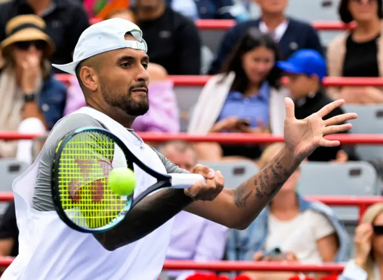le 12 août 2022, Montreal, QC, Canada; Nick Kyrgios (AUS) / Eric Bolte-USA TODAY Sports/Sipa USA - Photo by Icon sport