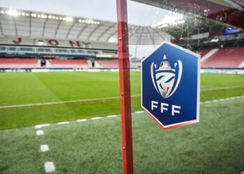 Illustration of FFF during the French Cup match between Dijon and Lille at Stade Gaston Gerard on February 10, 2021 in Dijon, France. (Photo by Matthieu Mirville/Icon Sport)