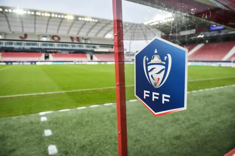 Illustration of FFF during the French Cup match between Dijon and Lille at Stade Gaston Gerard on February 10, 2021 in Dijon, France. (Photo by Matthieu Mirville/Icon Sport)