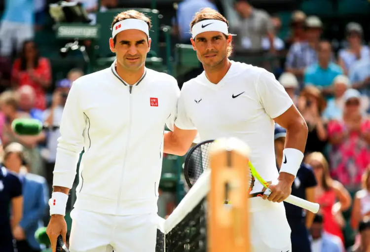Rafael Nadal et Roger Federer Wimbledon By Icon Sport