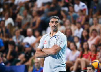 Andrea GIANI sélectionneur Equipe de France volley-ball By Icon Sport