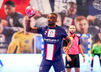 Sadou N'TANZI  - PSG Handball (Photo by Hugo Pfeiffer/Icon Sport)