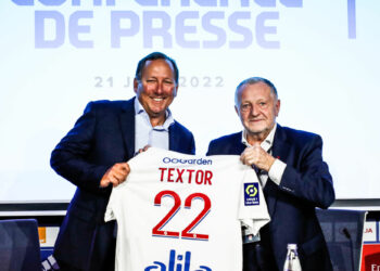 Jean-Michel AULAS et John Textor - Photo by Icon Sport