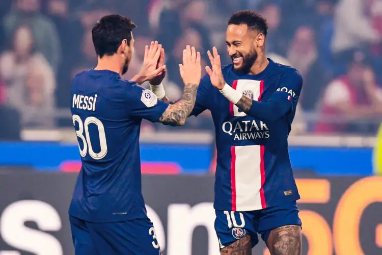 Lionel Messi et Neymar (Photo by Icon sport)