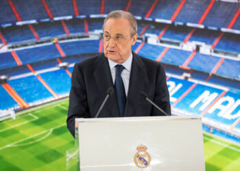 Florentino Perez, président du Real Madrid (photo SUSA / Icon Sport)