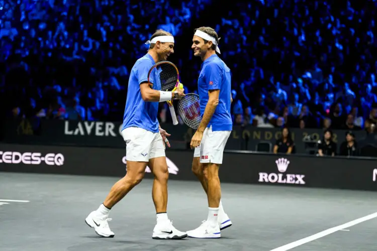 Rafael Nadal, Roger Federer Laver Cup 2022 By Icon Sport