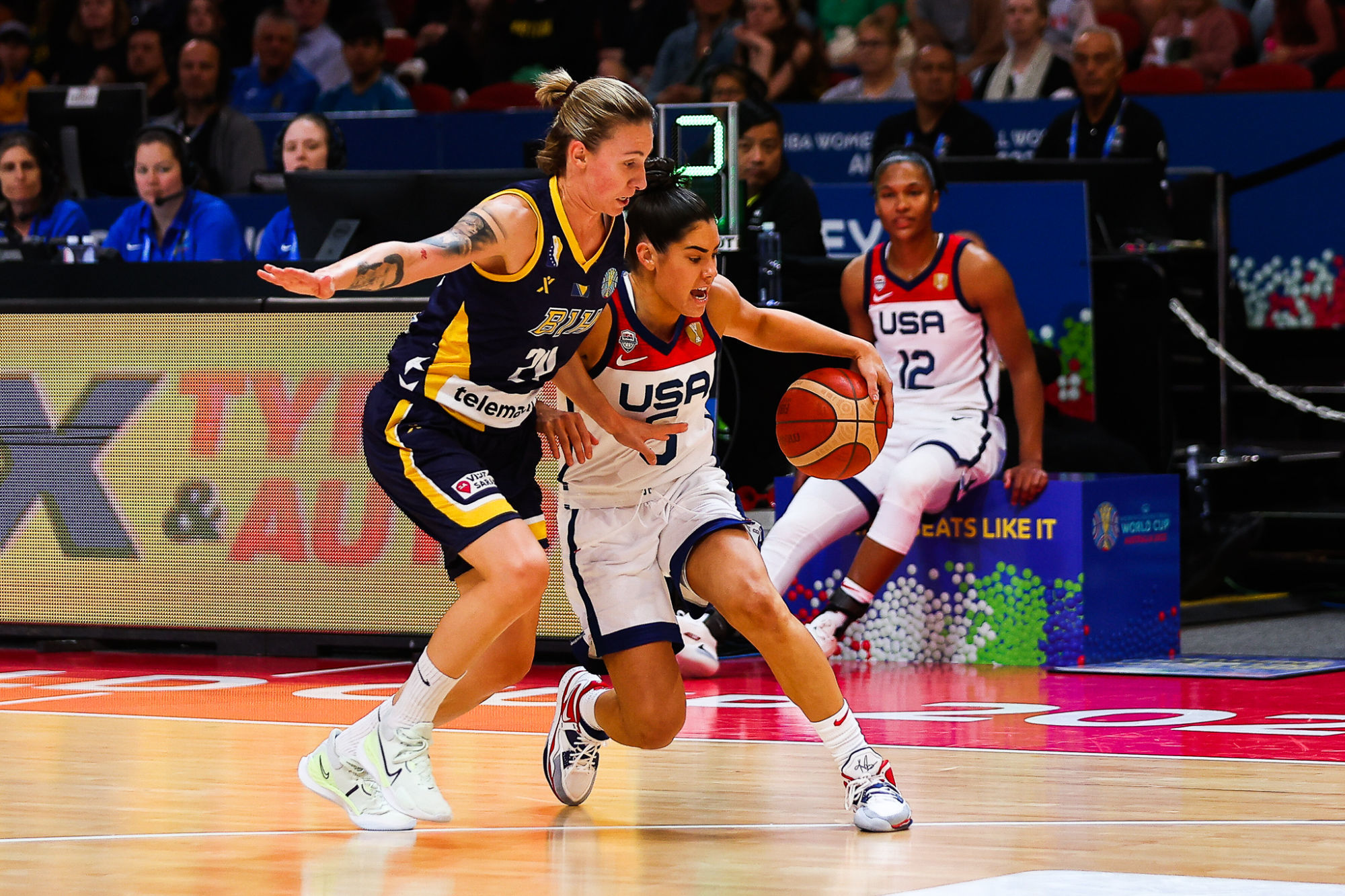 Démonstration des EtatsUnis qui rallient la grande finale du Mondial