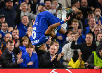 Chelsea Pierre-Emerick Aubameyang à Stamford Bridge, Londre contre l'AC Milan. - Photo by Icon sport