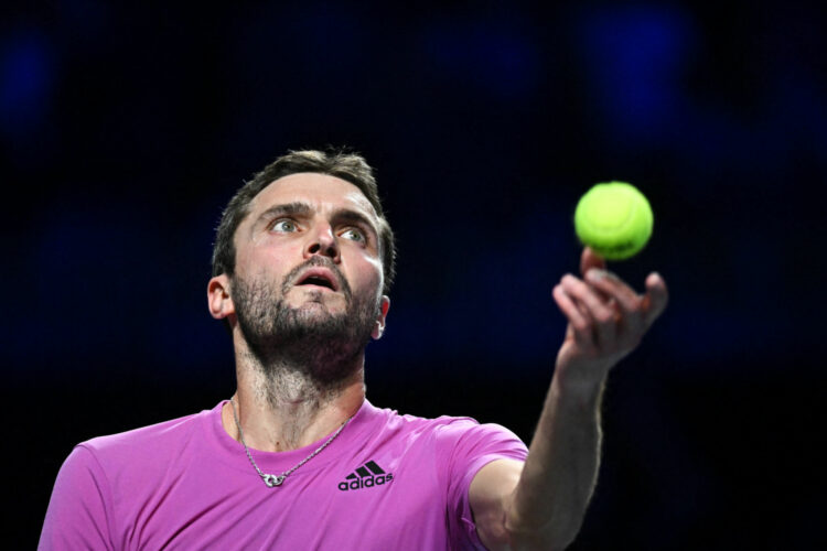 Gilles Simon  (Photo by Corinne Dubreuil/ABACAPRESS.COM - Icon sport)