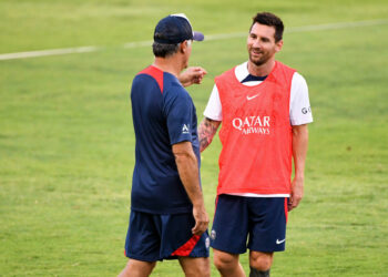 Galtier et Messi. Anthony Bibard/FEP/Icon Sport