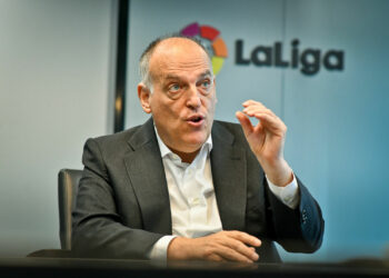 Javier Tebas, président de LaLiga (photo by Icon Sport)
