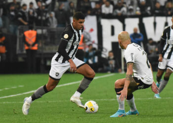 Luis HENRIQUE avec Botafogo face à Corinthians au Neo Quimica Arena, Sao Paulo, Brésil. (Caior Rocha / SPP) (Photo by Caior Rocha / SPP/Sipa USA) - Photo by Icon sport