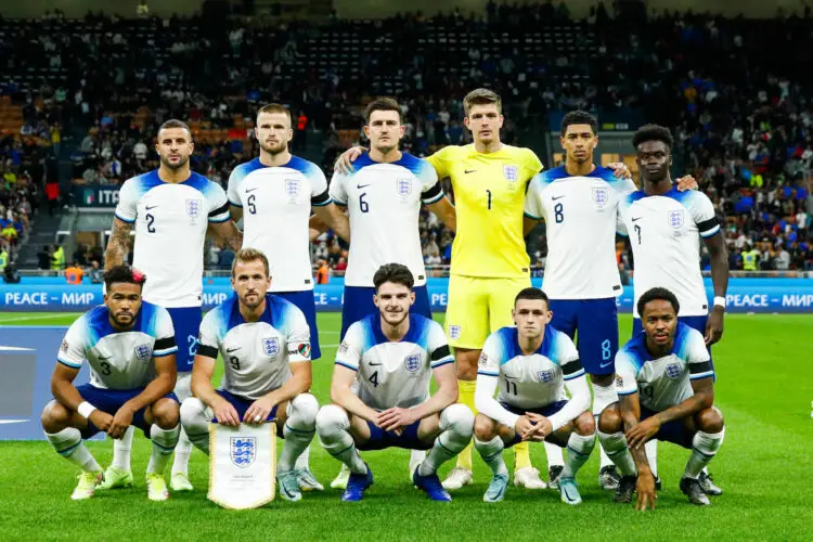 England lineup - Photo by Icon sport