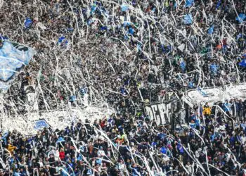 Fans Marseille le 6 novembre 2022 à Marseille, France. lors d'OM - OL (Photo by Johnny Fidelin/Icon Sport)