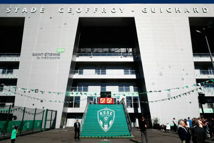 Stade Geoffroy Guichard during AS Saint-Etienne presentation on July 1, 2022 in Saint-Etienne, France. (Photo by Romain Biard/Icon Sport)