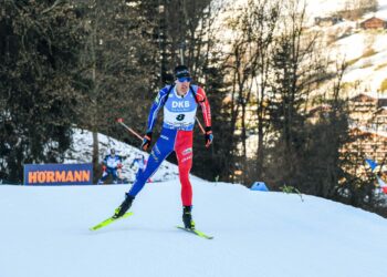 Quentin Fillon Maillet (FRA) -  IBU World Cup Biathlon, pursuit men, Annecy-Le Grand Bornand (FRA).  . 
Photo by Icon Sport