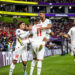 27.11.2022 les Marocains célèbrent un but au Mondial 2022 au Qatar.
Newspix.pl - Photo by Icon sport