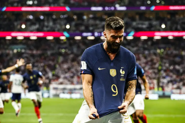 AL KHOR - Olivier Giroud face à l'Angleterre, Qatar. AP | Dutch Height | MAURICE OF STONE - Photo by Icon sport