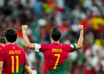 Ronaldo et Joao Felix - Photo by Icon sport