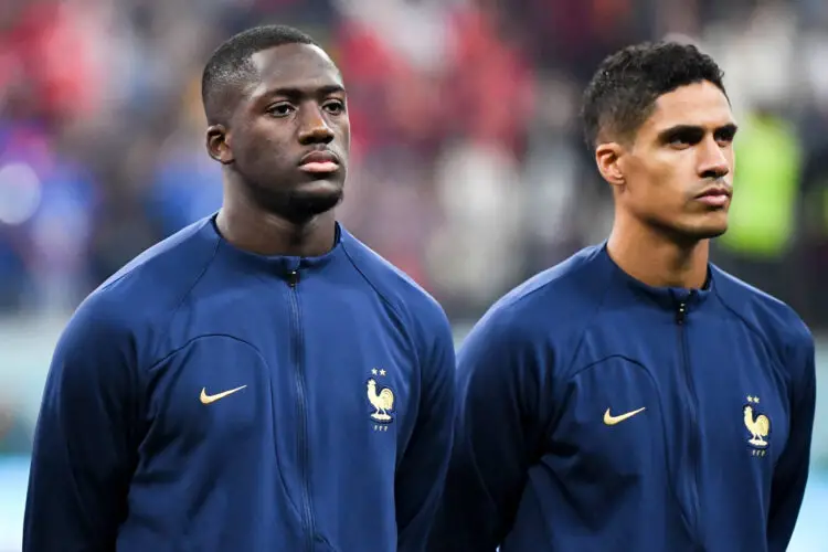 Ibrahima Konaté et Raphaël Varane (Photo by Anthony Bibard/FEP/Icon Sport)