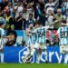 l'Argentine après le but de Julian Alvarez  - Photo by Icon sport