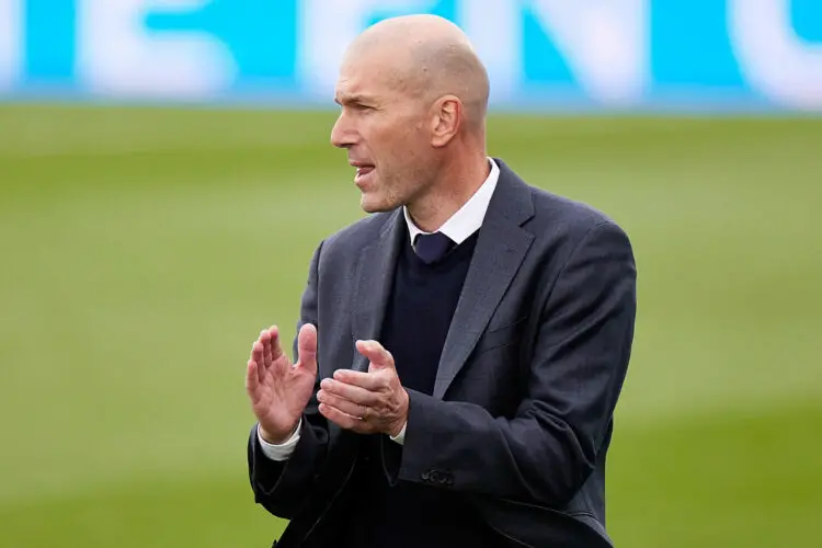 Zinedine Zidane (Photo by Ruben Albarran / Pressinphoto / Icon Sport)