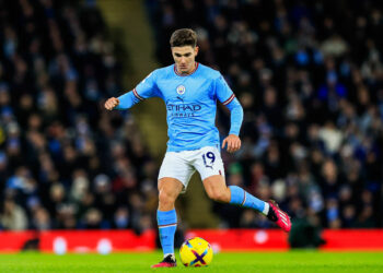 Julián Álvarez #19 of Manchester City