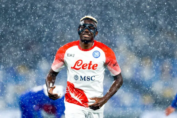 Victor Osimhen à Naples, Italy. (Photo by Matteo Ciambelli/DeFodi Images) - Photo by Icon sport