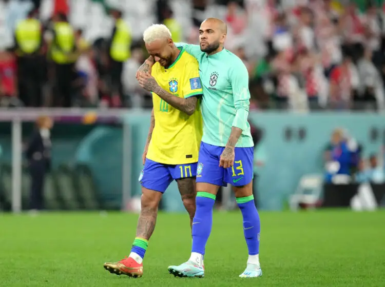 Neymar et Dani Alves - Photo by Icon sport