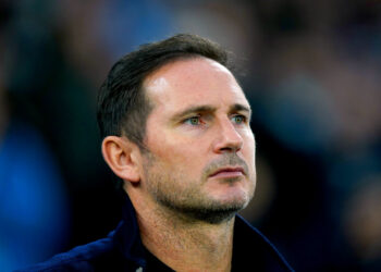 Everton manager Frank Lampard. le 31 décembre 2022. - Photo by Icon sport