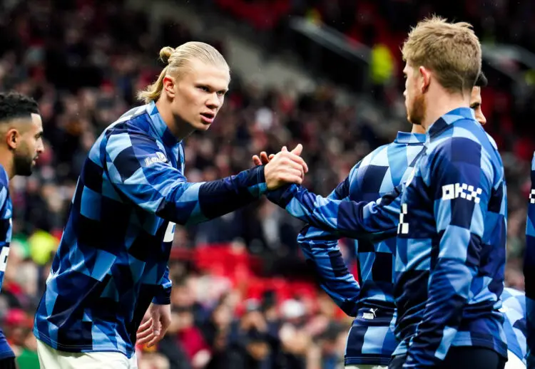 Manchester City, Erling Haaland avec Kevin De Bruyne  - Photo by Icon sport