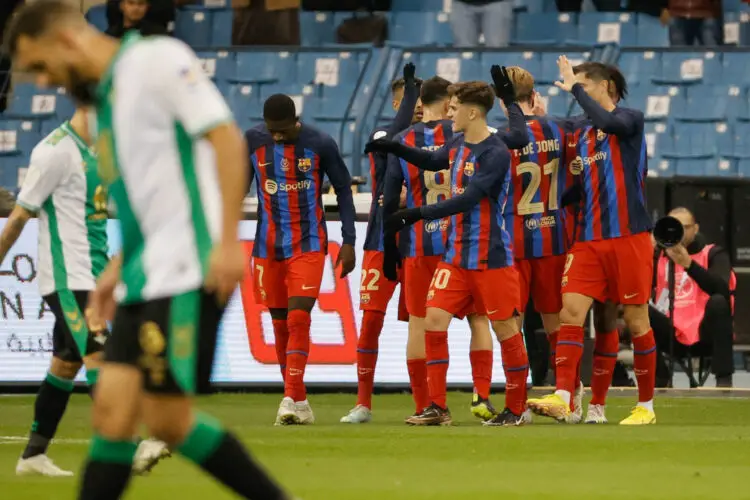 FC Barcelone à Riyadh contre le Bétis - Juan Carlos Cardenas - Photo by Icon sport