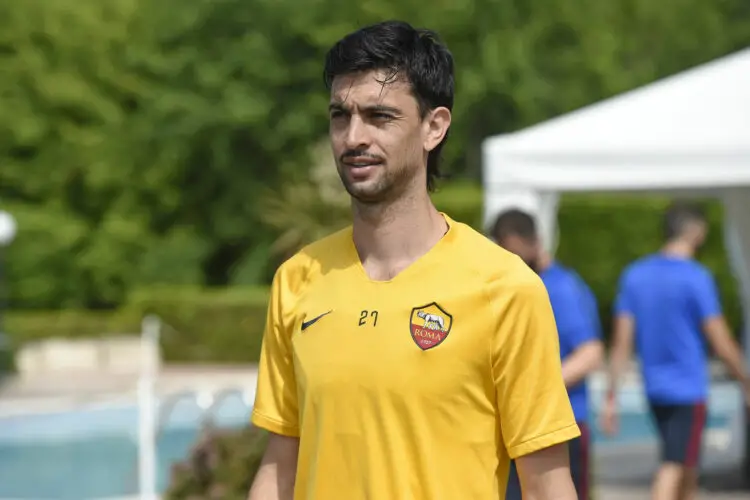 AS Roma exclusive
Photo  Luciano Rossi/ AS Roma/ LaPresse
25/05/2020 Rome Italy
Sport Soccer
Training
Trigoria Rome
In the pic: Javier Pastore 


Photo by Icon Sport
