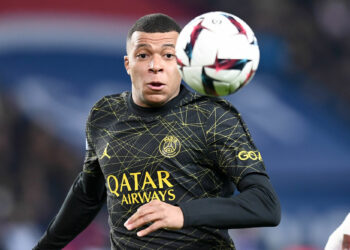 Kylian MBAPPE (PSG)  (Photo by Philippe Lecoeur/FEP/Icon Sport)