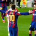 Riqui Puig et Lionel Messi - Photo by Icon Sport