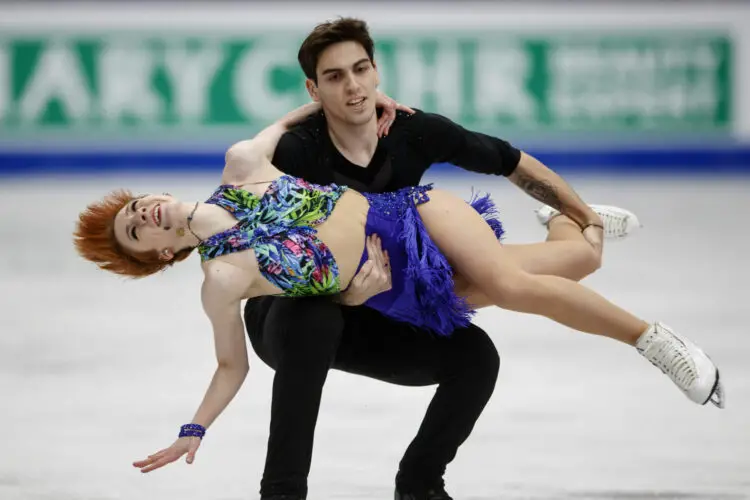 Evgeniia Lopareva / Geoffrey Brissaud (Photo Tomi Hänninen/Newspix24/Icon sport)